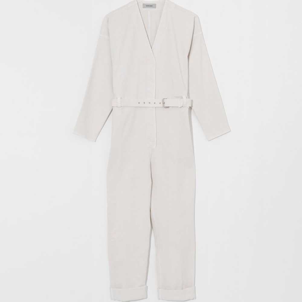 Rachel Comey Glitch Jumpsuit in Dirty White